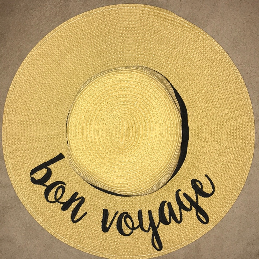 Bon Voyage beach hat